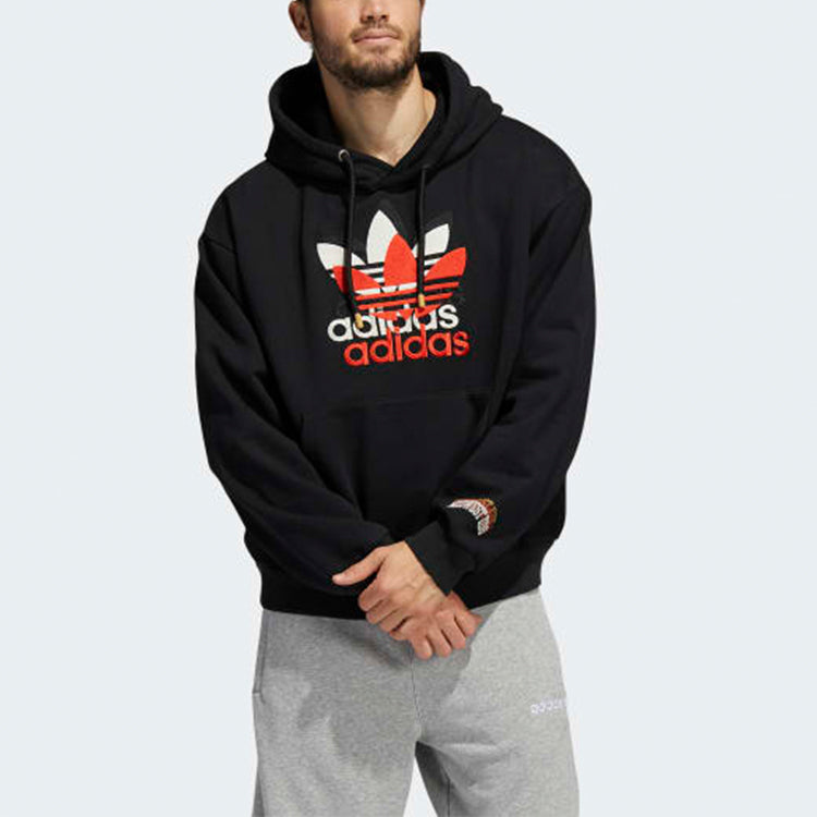 Men's adidas originals Casual Sports Long Sleeves Black H62576