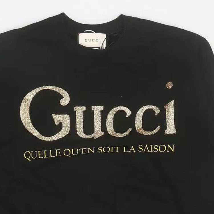 Gucci Classic Style Logo Print Top 'Black White' 617964-XJCK5-1082
