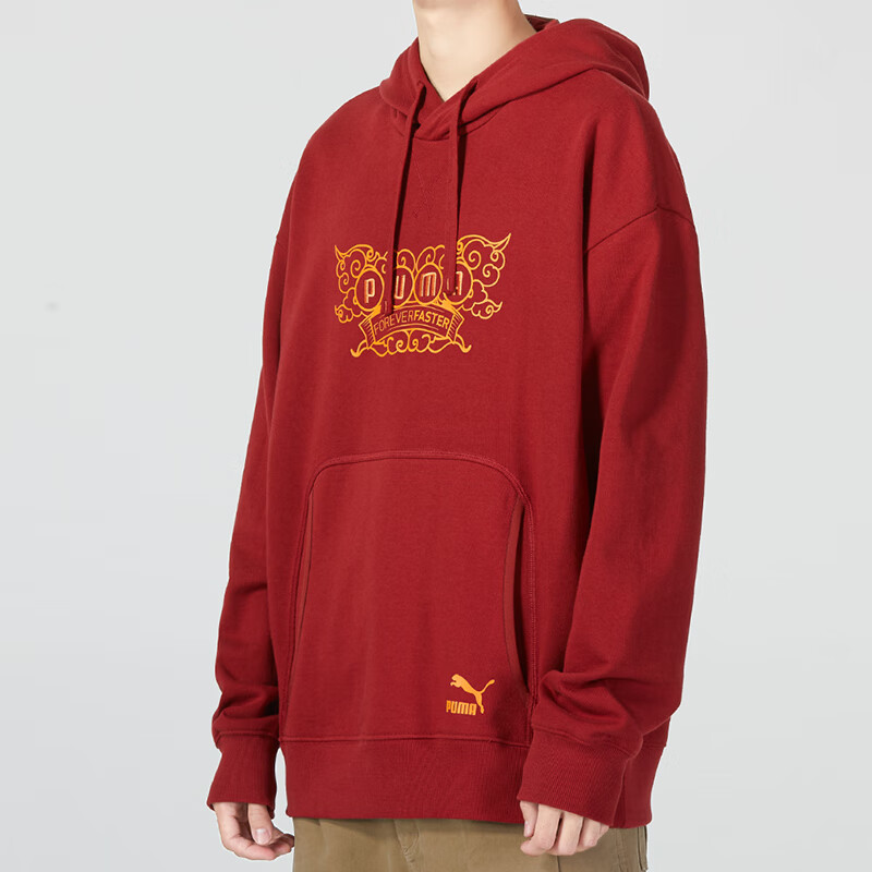 PUMA Das CC Graphic Crew Sweater 'Red' 539909-22