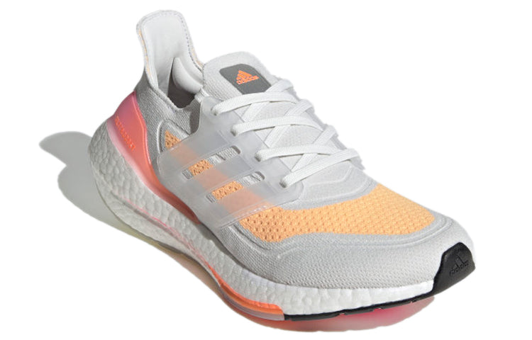 (WMNS) adidas Ultraboost 21 'White Acid Orange' FY0400
