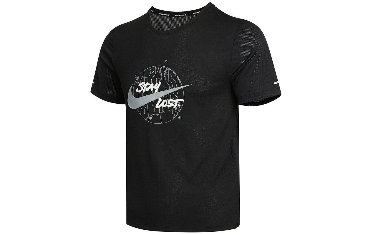 Nike Dri-FIT Mylar Wild Run Tee Men's Black DA0217-010