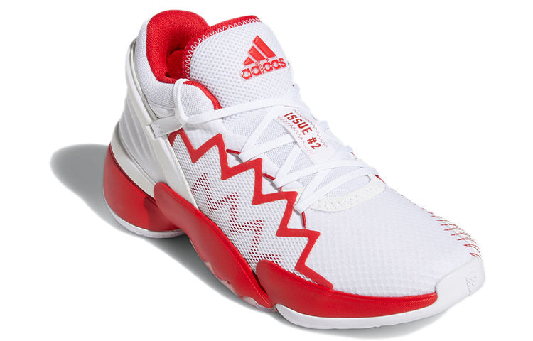 adidas D.O.N. Issue #2 'White Scarlet' FX9429
