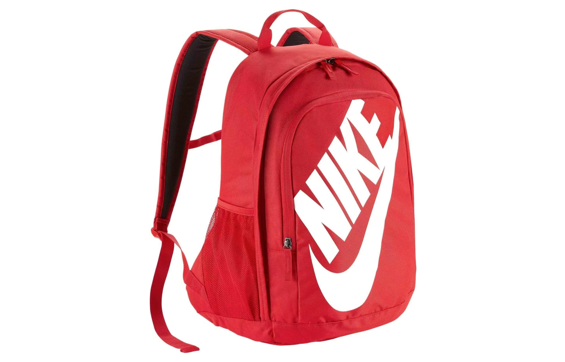 Nike Casual Sports White Logo Large Capacity Backpack Unisex Red BA5217-657