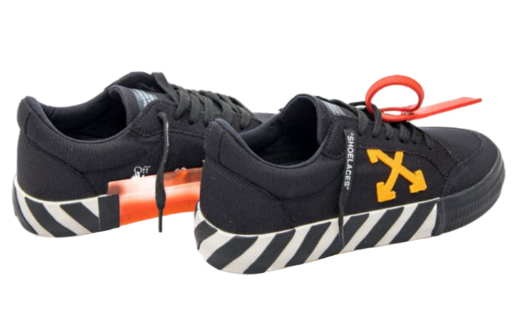 Off-White Vulcanized Low Canvas 'Black Orange White' OMIA085S23FAB0011020