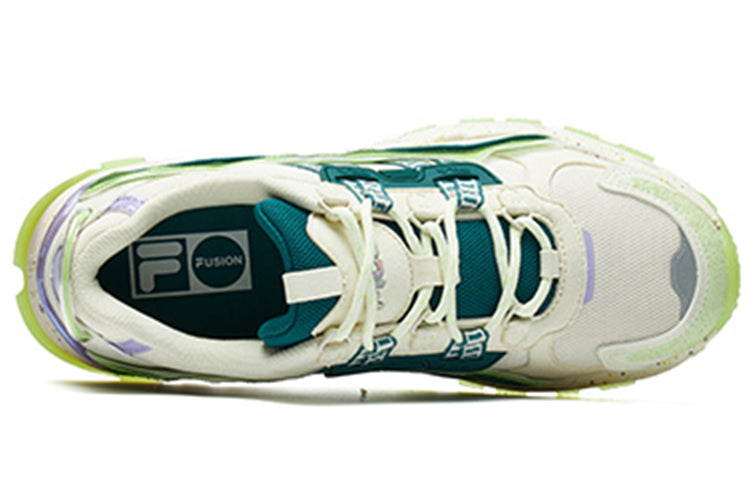 (WMNS) FILA Disruptor Low Sneakers 'White Green' F12W131114FWS