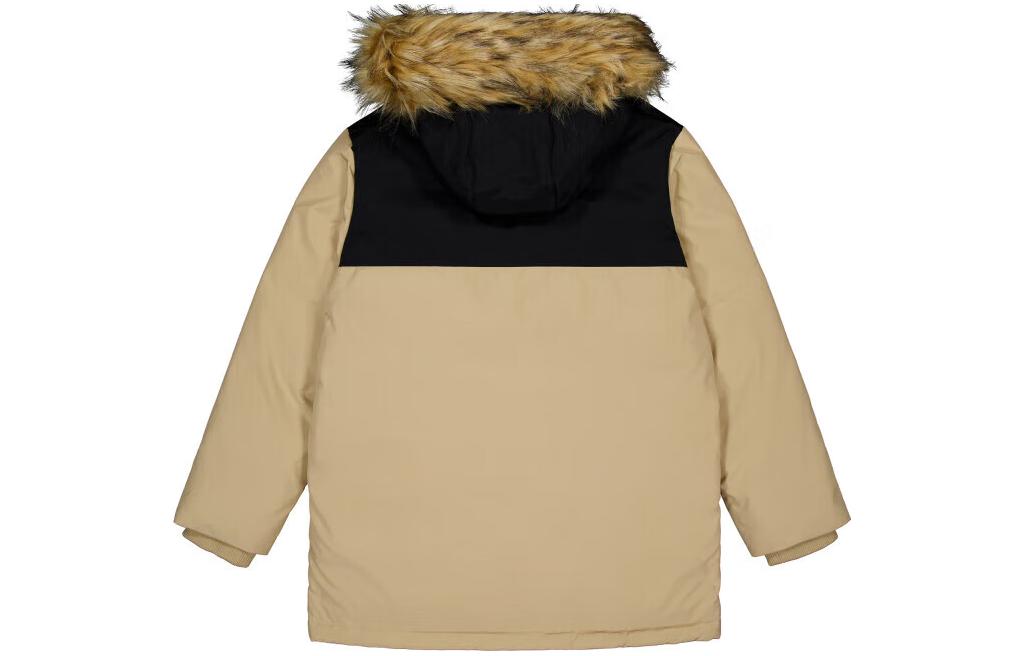 New Balance Warm Hooded Coat Asia Sizing 'Khaki Black' AMJ33330-INC