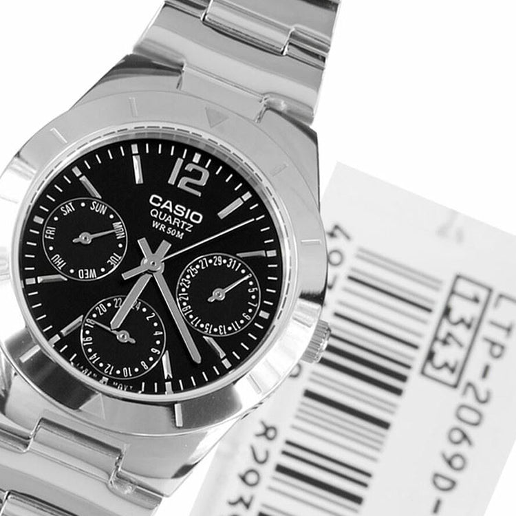 Casio Edifice Stylish Simplicity Analog Watch 'Silver' LTP-2069D-1A