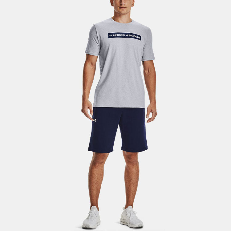 Under Armour Men's Bar Originators Of Performance Short Sleeve Grey 1352045-011