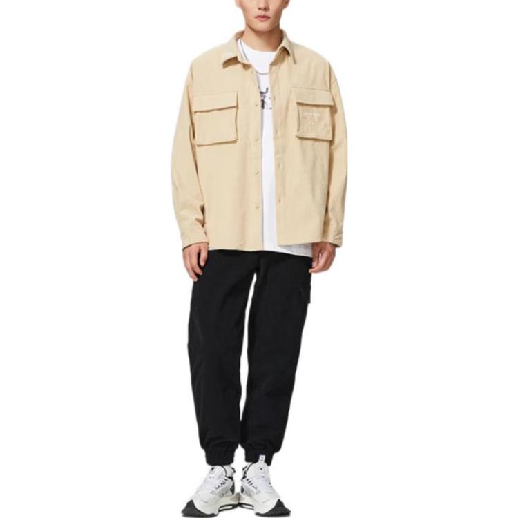 Li-Ning Way Of Wade Graphic Corduroy Jacket 'Creamy Brown' AFDSB25-3
