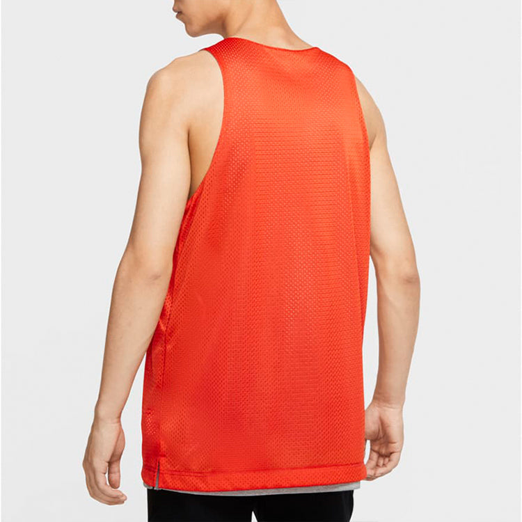Nike Standard Issue Dri-FIT Reversible Basketball Jersey For Men Red/Navy CQ7990-891