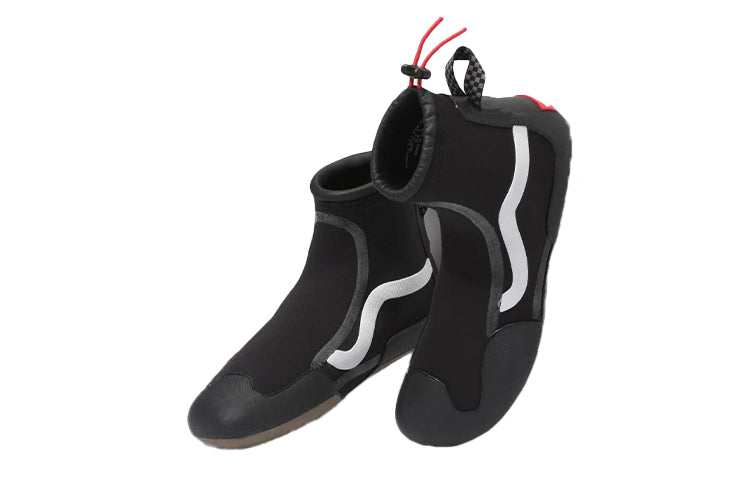 Vans Surf Boot 2 Mid Breathable Wear-resistant Casual Skateboarding Shoes Black VN0A4UWLBLK