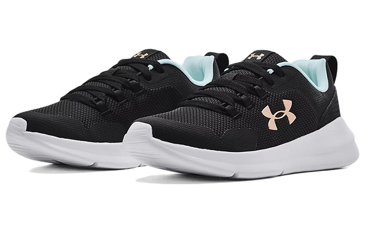 (WMNS) Under Armour Essential 'Black Fuse Teal' 3022955-004