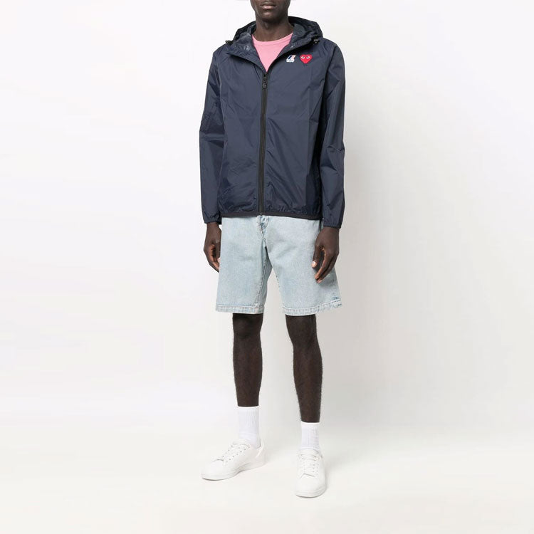 COMME des GARCONS PLAY x K-Way Zip Jacket 'Navy' P1J501-NAVY