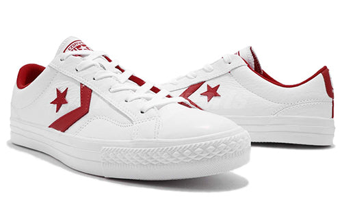 Converse Star Player Ox White Red Leather 'White Red' 159739C