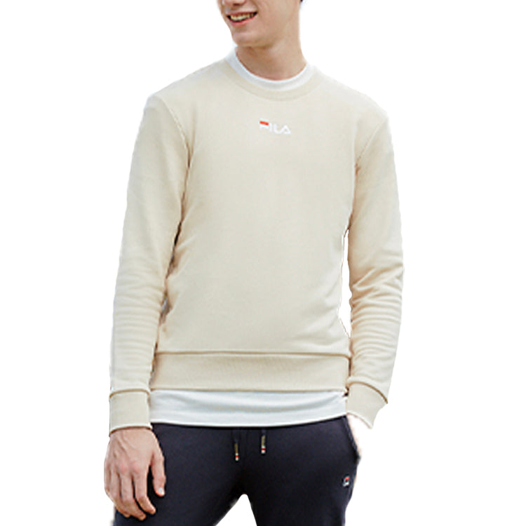 FILA Casual Embroidered Round Neck Yellow F51M048250F-BG