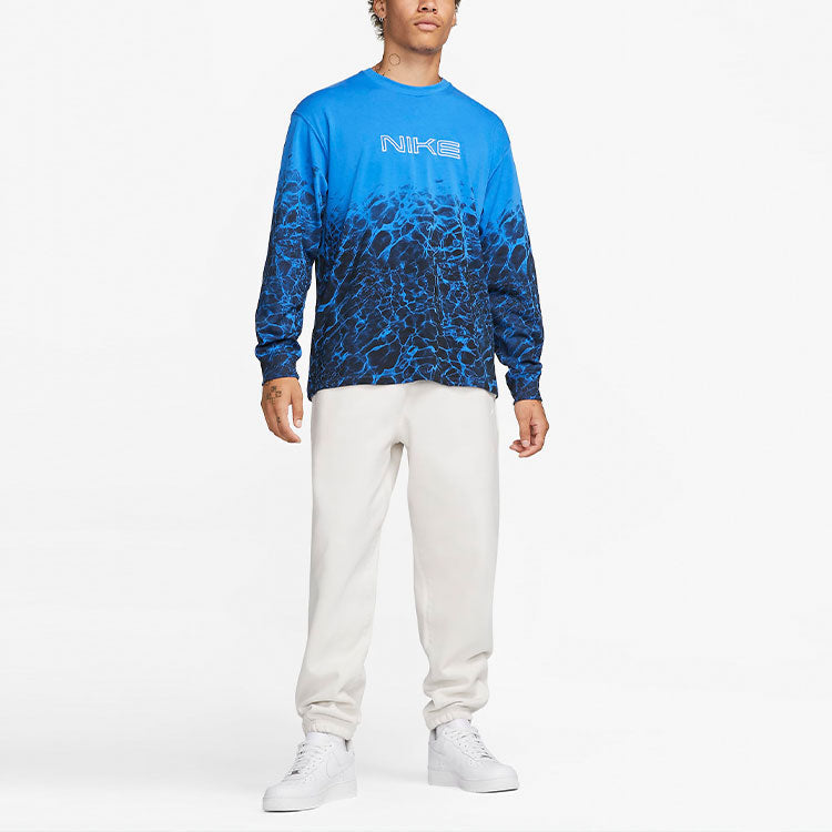 Nike Kukini Long Sleeve Tee 'Bright Blue' FB3031-403