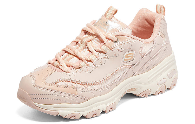 (WMNS) Skechers D'Lites 1.0 'Pink White' 149463-ROS