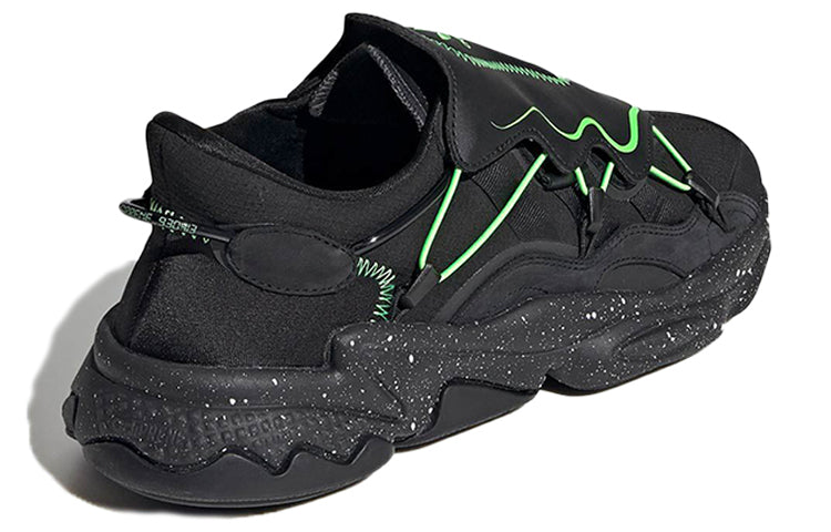 adidas Ozweego 'Black Solar Green' FZ1955