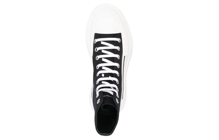 Alexander McQueen Tread Slick Boots 'Core Black White' 705659W4MV21070