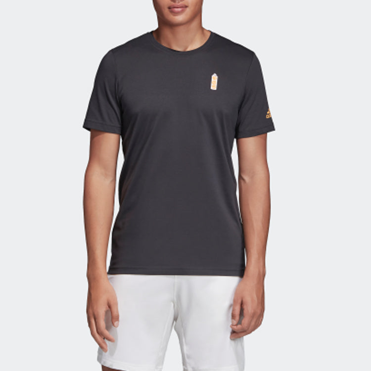 adidas Tennis Training Short Sleeve Black ED6194