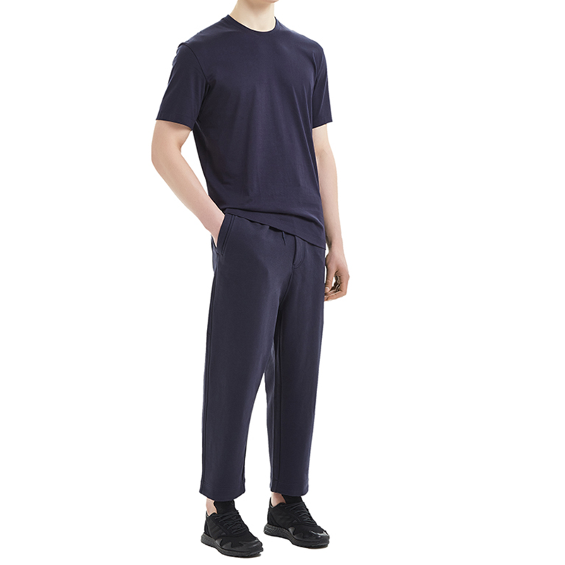 adidas Y-3 Classic Terry Cropped Pants 'Navy' FN3393