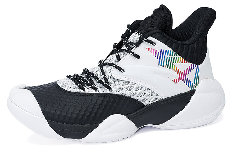 ANTA Basketball Series Sneakers Mid 'Black White Grey' 112131616S-1