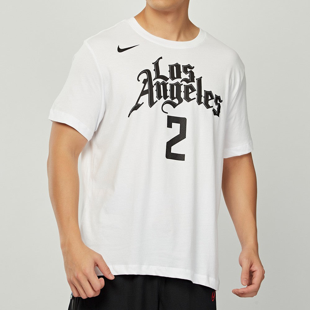 Nike NBA City limited 19-20 Season Los Angeles Clippers Leonard 2 Short Sleeve White BV8768-103