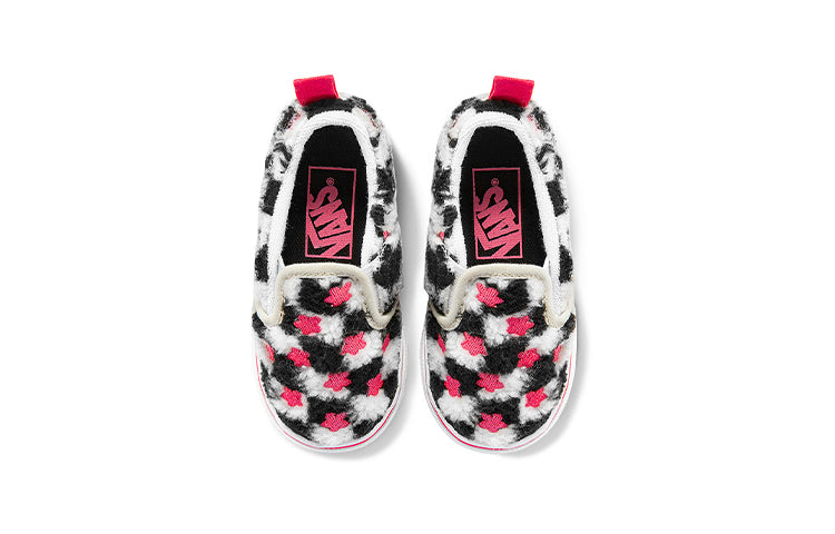 Vans Slip-on Shoes Black/White/Pink TD VN000UBS8CE
