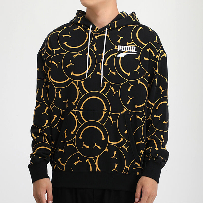 PUMA Club AOP Printed Hoodie TR 'Black' 530367-01