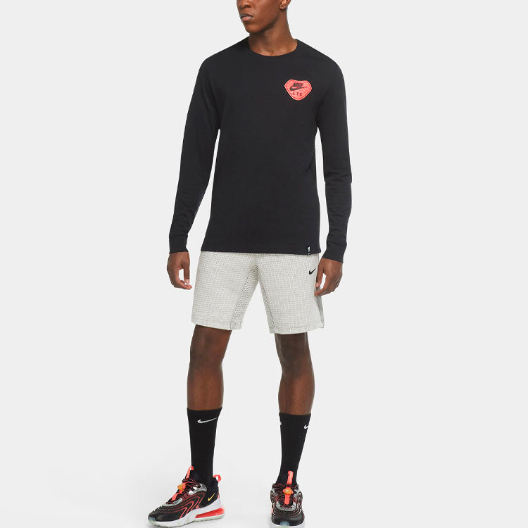 Nike Liverpool Soccer/Football Sports Round Neck Long Sleeves Black CZ8259-010