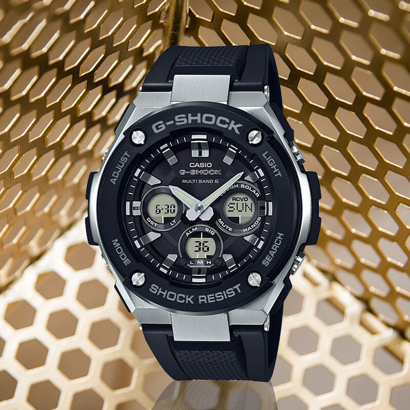 CASIO G-Shock G-Steel 'Silver Black' GST-W300-1APR