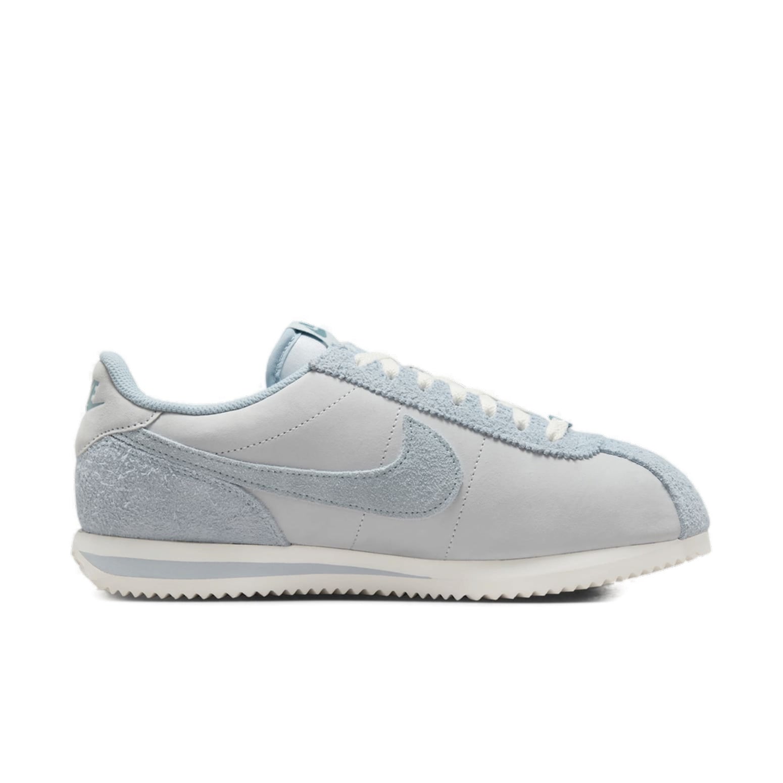 (WMNS) Nike Cortez Premium Leather 'Pure Platinum Armory Blue' HQ1500-043