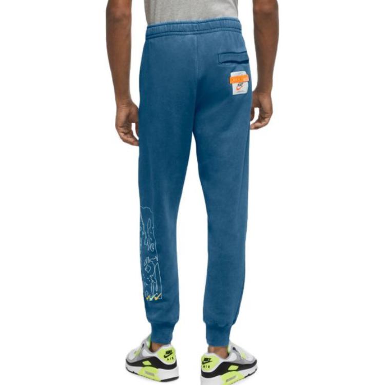 Nike Club Wash Drip Cuff Pants 'Green Abyss' DC2727-301