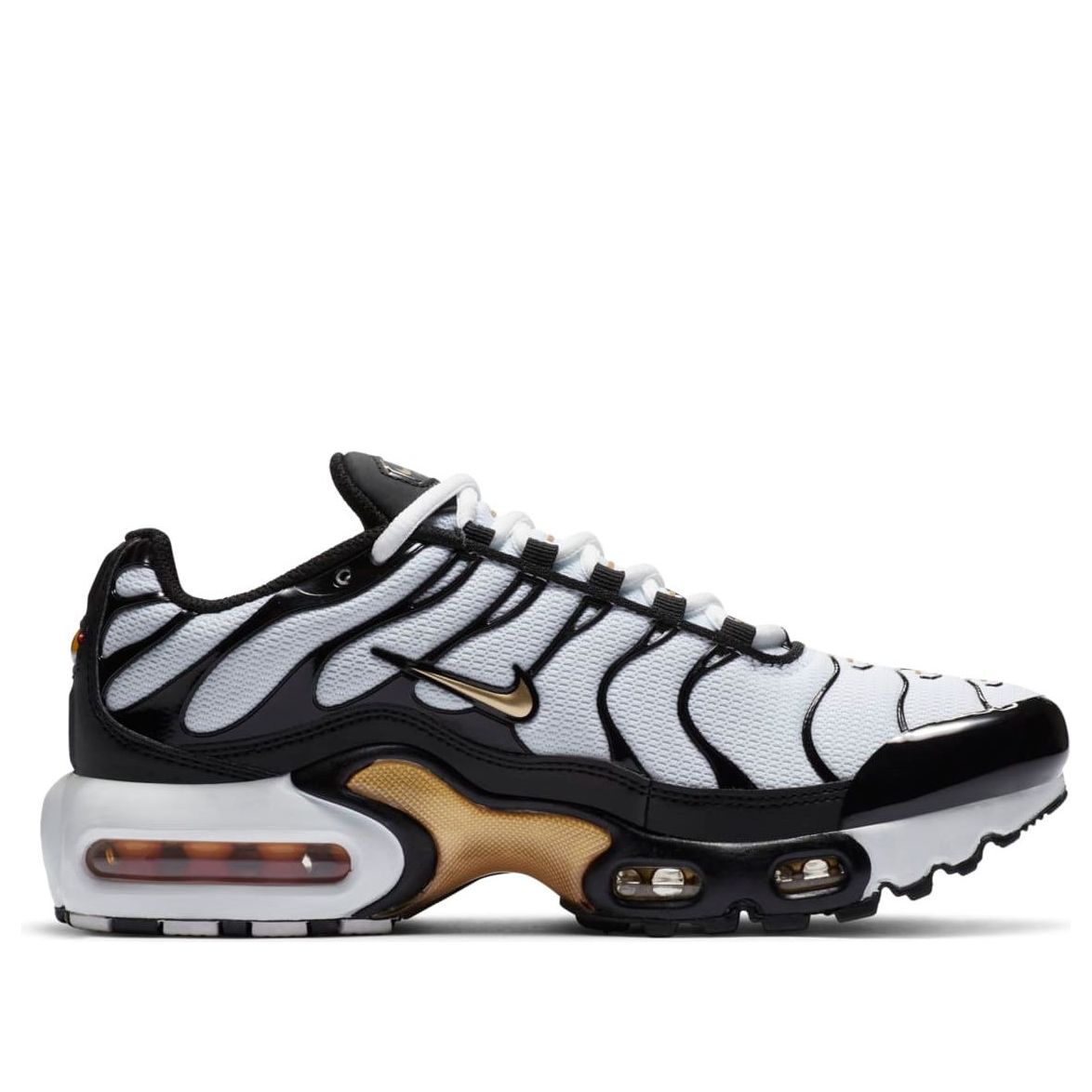 (GS) Nike Air Max Plus 'White Metallic Gold' CZ9196-001