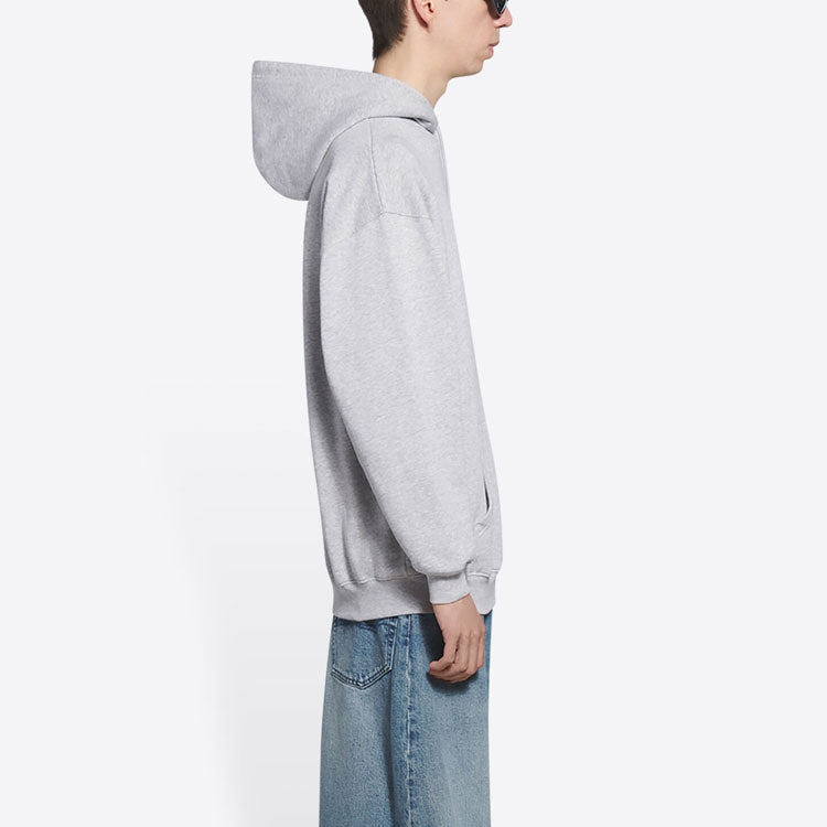 Balenciaga Political Campaign Hoodie Medium Fit 'Grey' 600583TKVI91379