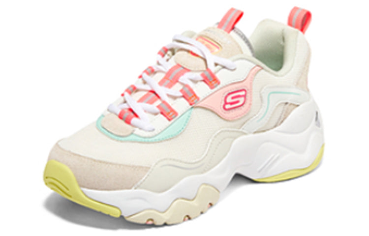(WMNS) Skechers D'Lites 3.0 'White Yellow Pink' 896029-WMLT