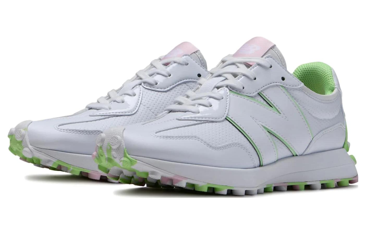(WMNS) New Balance 327 'White Pink Green' WGS327WM