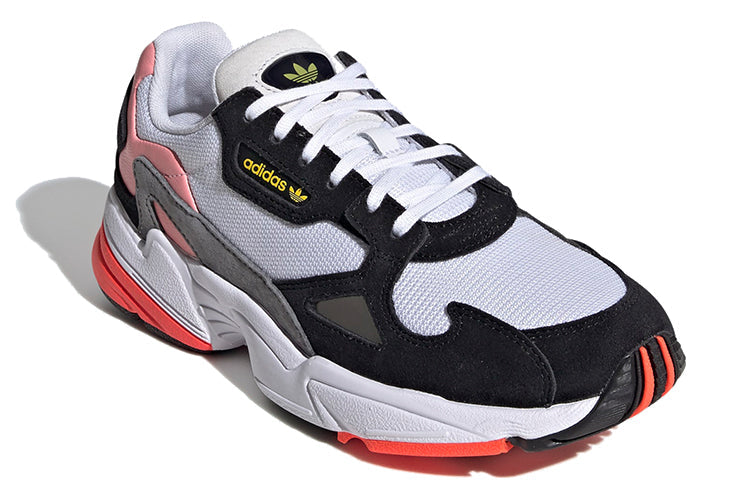 (WMNS) adidas Falcon 'Black White Pink' FV8259