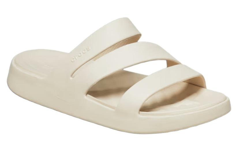 (WMNS) Crocs Getaway Strappy Slides 'Cream White' 209587-160