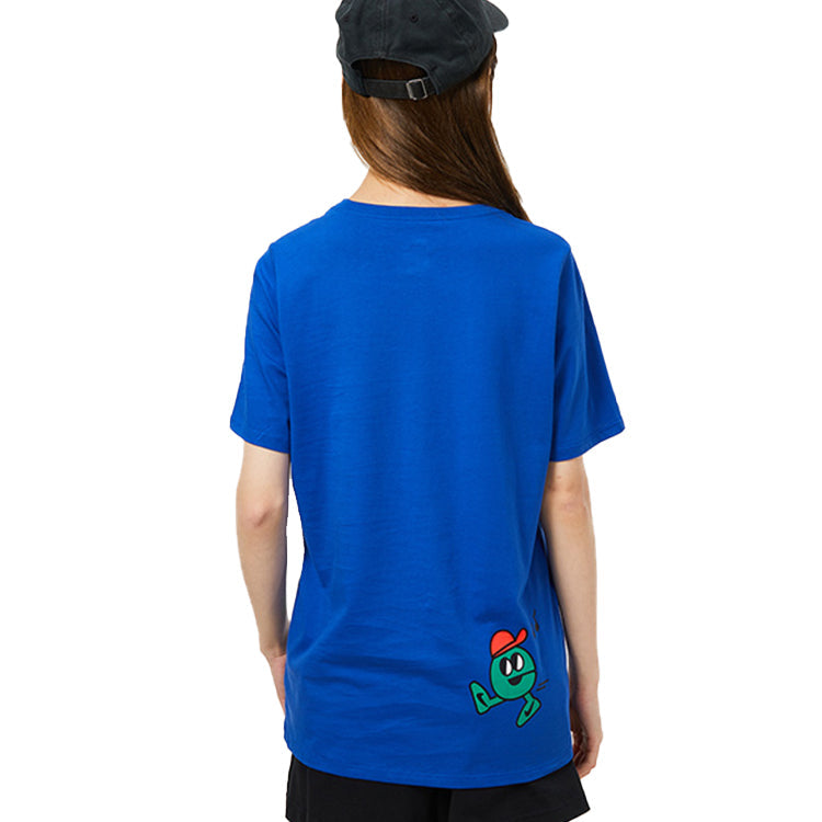 (GS) Nike Cartoon Short Sleeve Round Neck Athleisure Casual Sports Boy Blue DJ5380-481