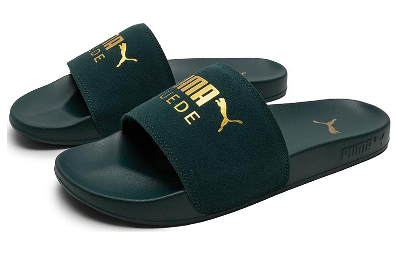 PUMA Leadcat Slides 'Green Gold' 398678-03