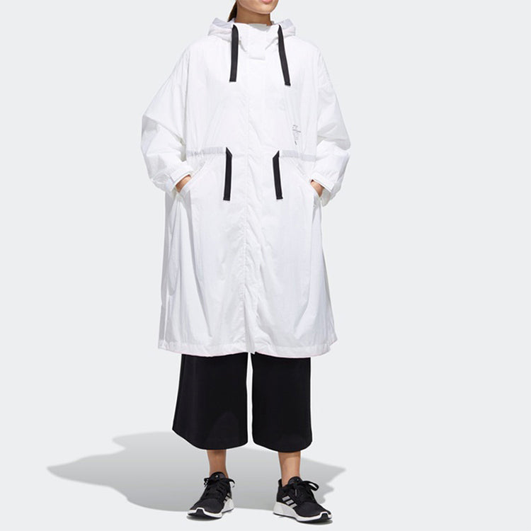 (WMNS) adidas STY Long JKT Jacket White GF0119