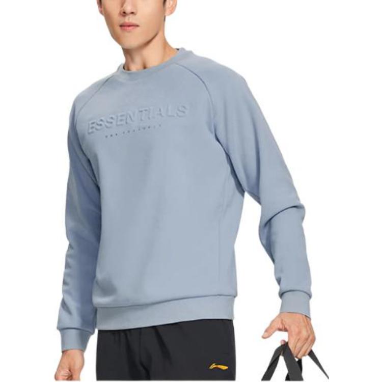 Li-Ning Casual Lifestyle Long Sleeve Pullover 'Blue' AWDSA49-5