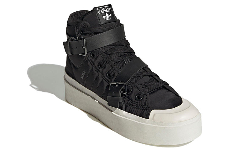 (WMNS) adidas Nizza Bonega Mid 'Black' GW6760