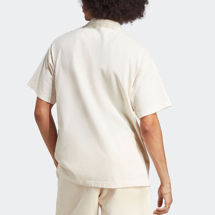 adidas Premium Essentials Polo Shirt 'Beige' HR2979