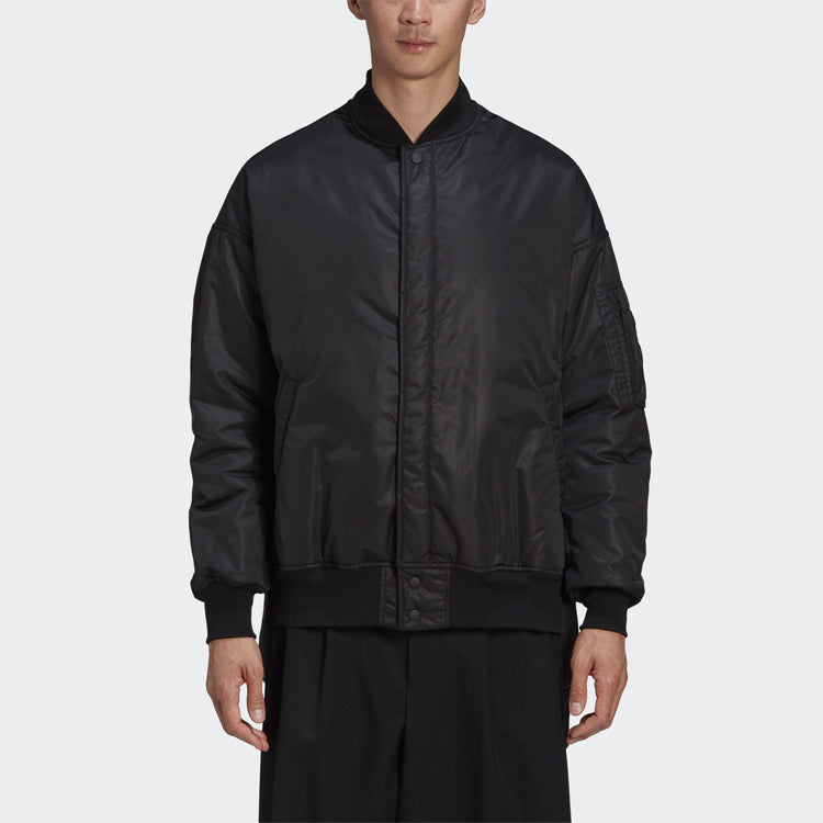Men's Y-3 Back Logo Zipper Jacket Black GK4366