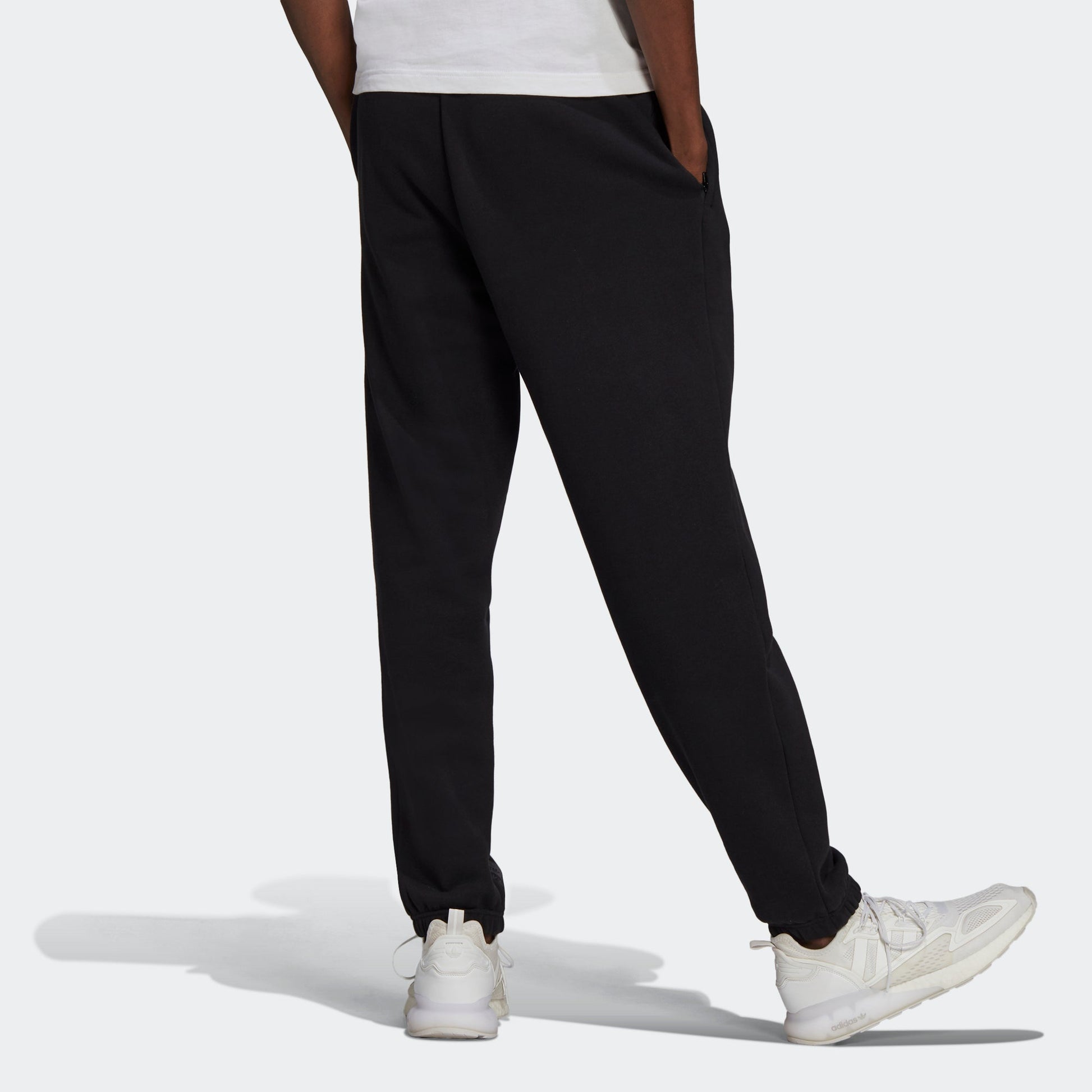 Men's adidas originals R.Y.V. Sweatpnt Side Stripe Sports Pants/Trousers/Joggers Black H11486