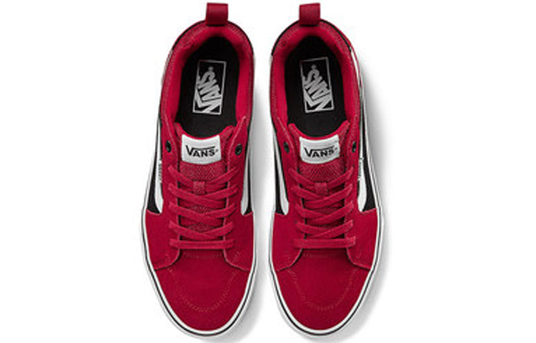 Vans Filmore Suede Canvas Skate 'Black Red' VN0A3MTJSWJ