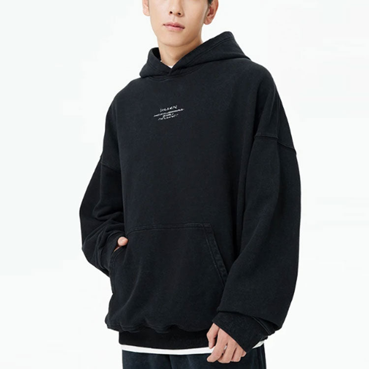 Li-Ning Valentine's Day Graphic Hoodie 'Black' AWDT231-1