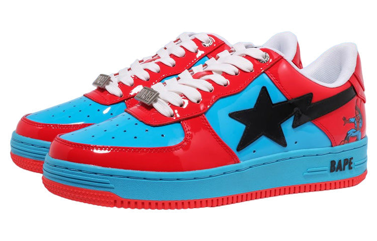 A BATHING APE Bape STA x MARVEL 'Spider man' 1I73-191-916